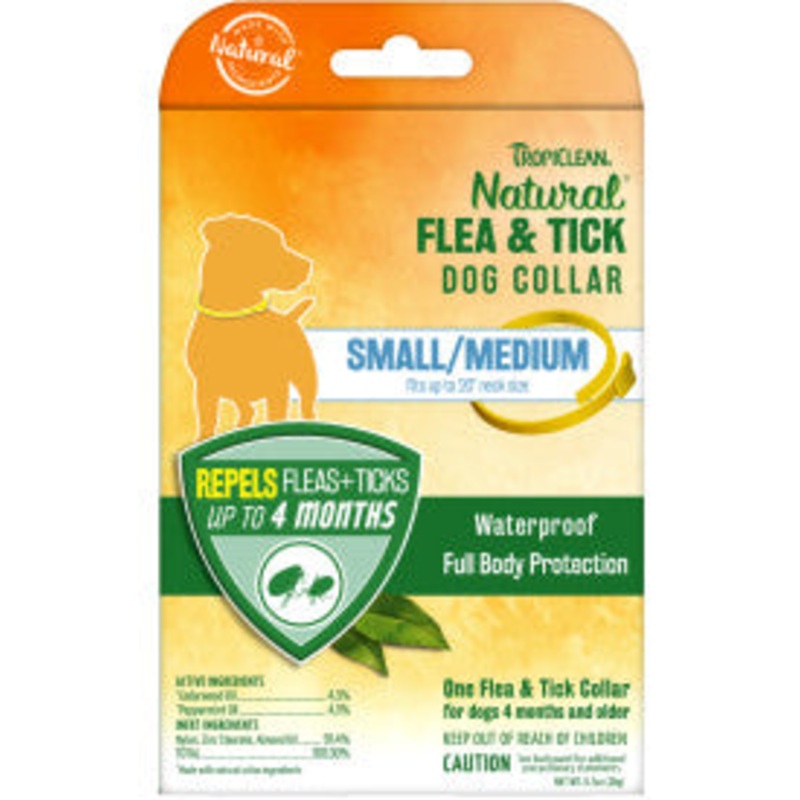 TROPICLEAN NATURAL* FLEA & TICK REPELLENT COLLAR FOR SMALL DOGS