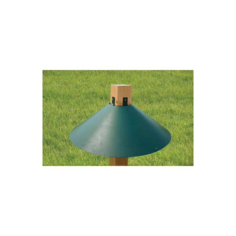 Woodlink 22 Green Wrap Around 4×4 Post Mount Baffle