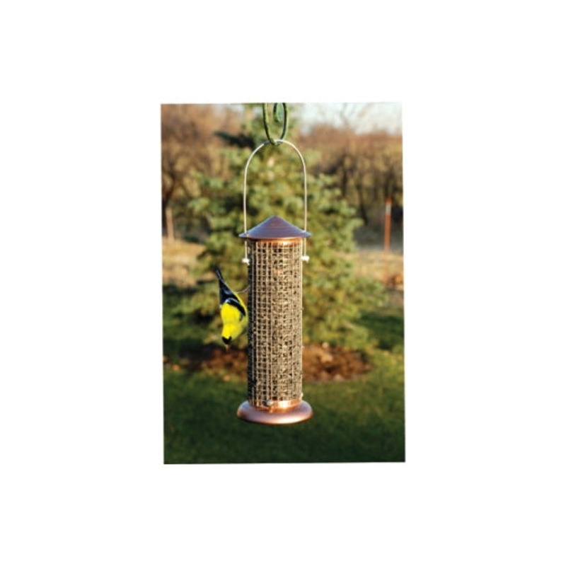 Woodlink Brushed Copper Mini Sunflower Screen Feeder