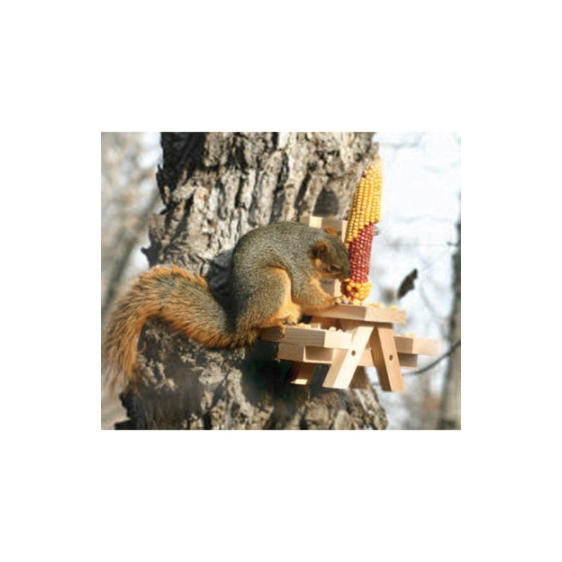 Woodlink Picnic Table Ear Corn Squirrel Feeder