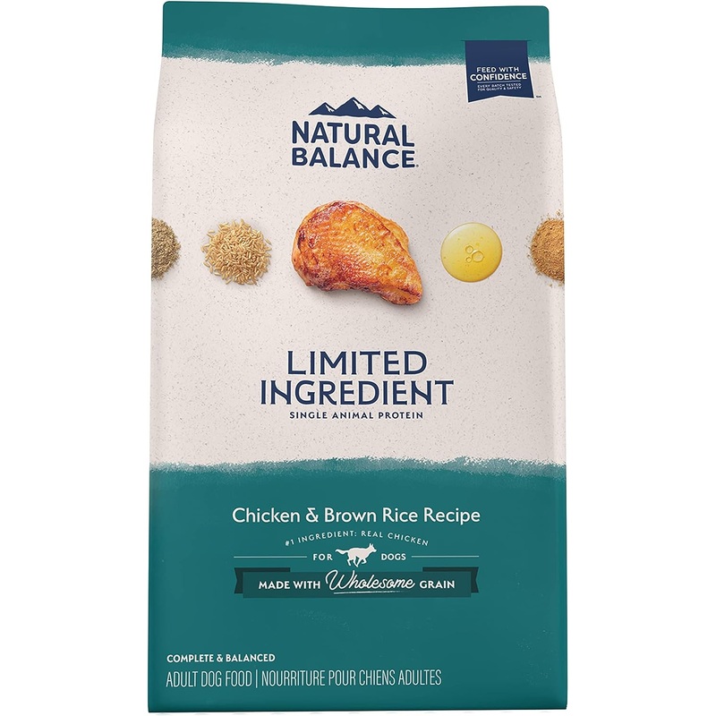 NATURAL BALANCE L.I.D. K9 CHICKEN BROWN RICE ADULT