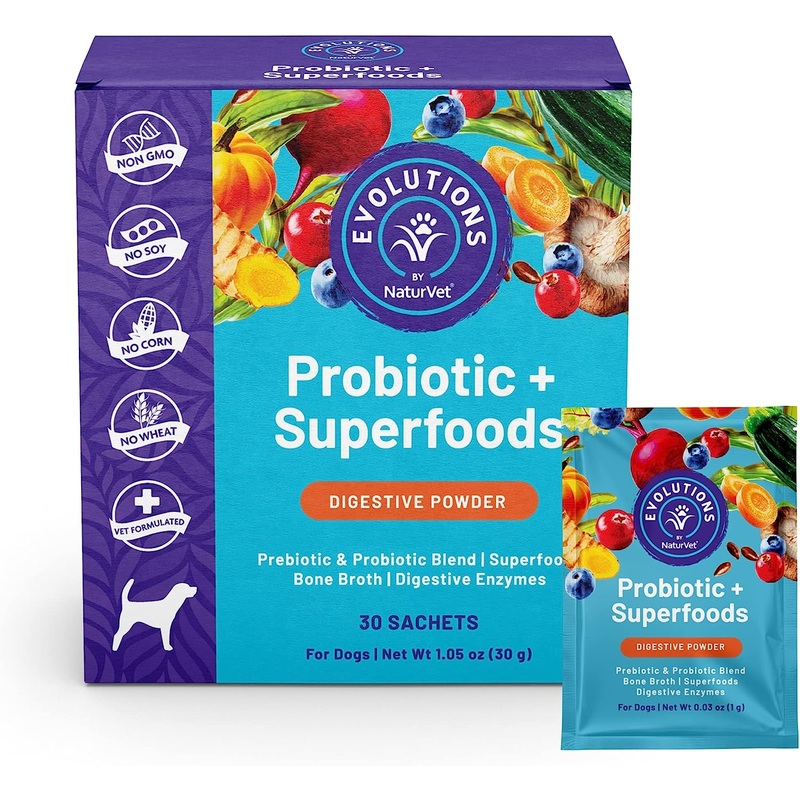 NATURVET EVOLUTIONS – PROBIOTIC & SUPERFOODS 30ct