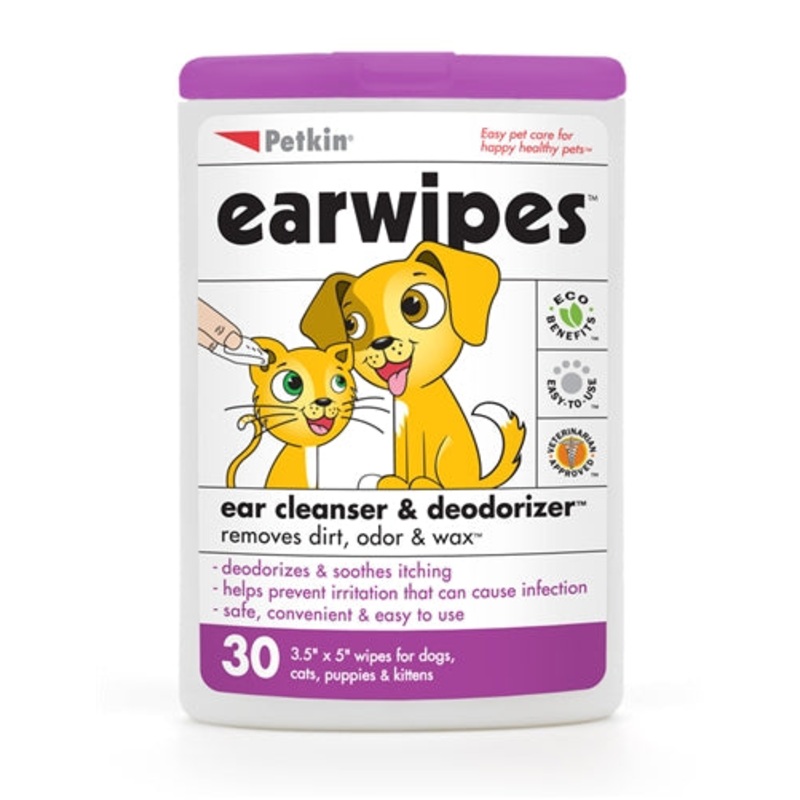 PETKIN EARWIPES 30ct