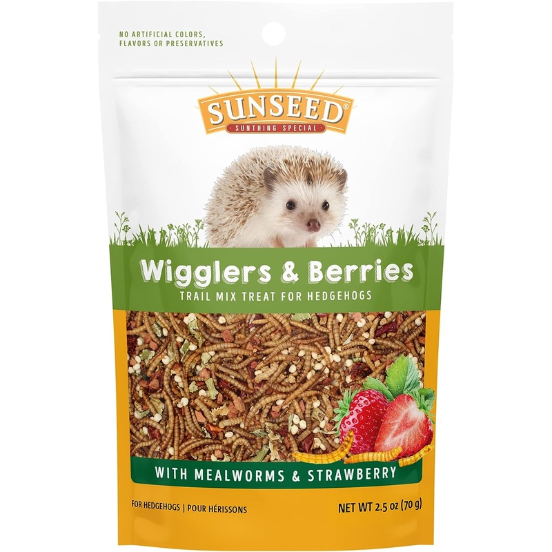 SUNSEED VITA PRIMA HEDGEHOG TREAT WIGGLERS & BERRIES