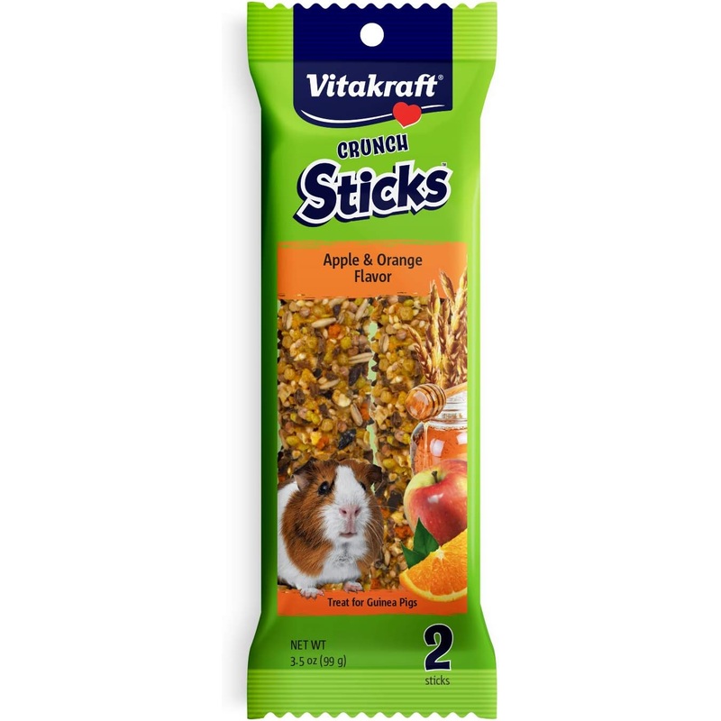 VITA STICKS APPLE & ORANGE GUINEA PIG 3z