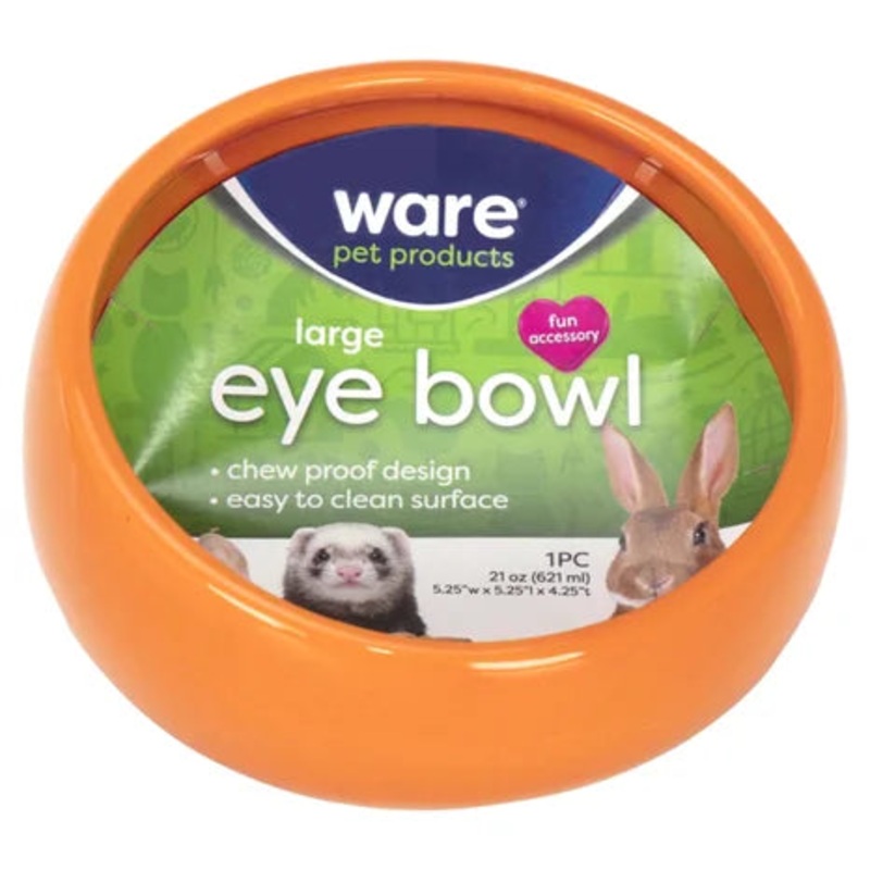 WARE LARGE EYE BOWL ORANGE