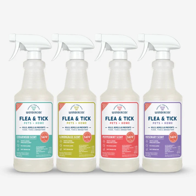 Wondercide Flea & Tick Spray for Pets + Home with Natural Essential Oils