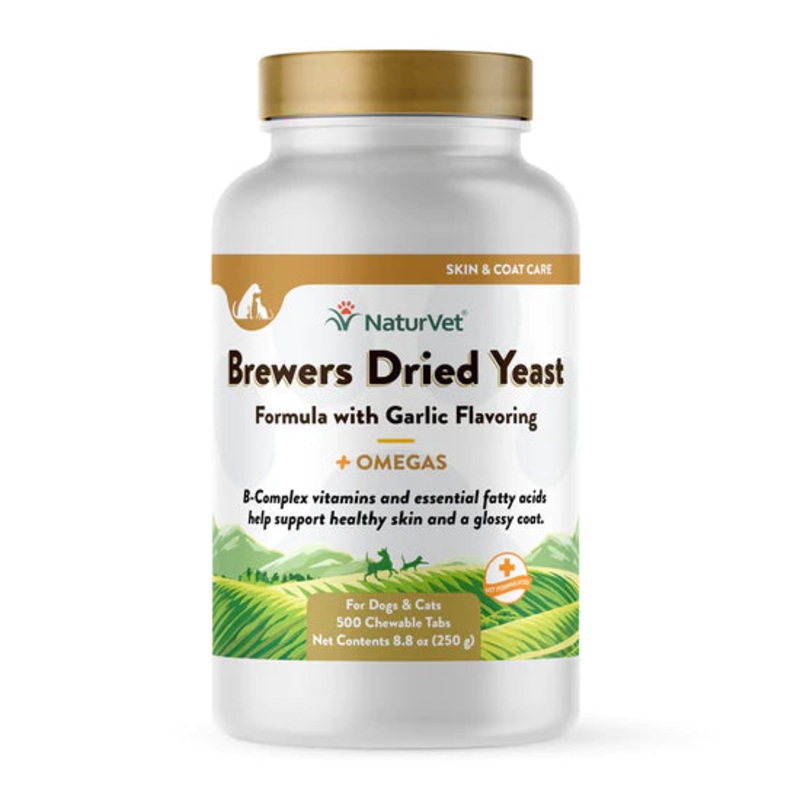 NATURVET BREWERS YEAST500CT