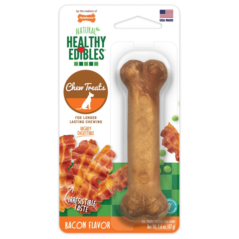 NYLABONE HEALTHY EDIBLES BACON FLAVOR BONE