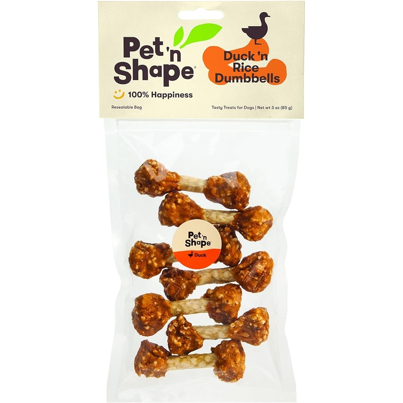 PET N SHAPE DUCK N DUMBBELL 3oz