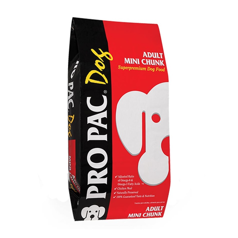 Pro Pac Adult MINI CHUNK 40lb Dog Food Bag