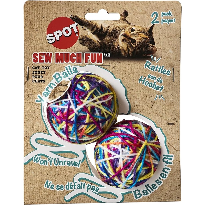 SEW MUCH FUN YARN BALLS|2.5″ – 2pk|3.5″ – 1pk