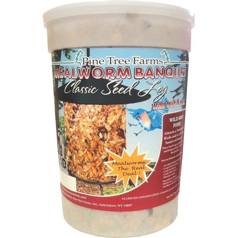 PINE TREE MEALWORM BANQUET CLASSIC SEED LOG 72oz