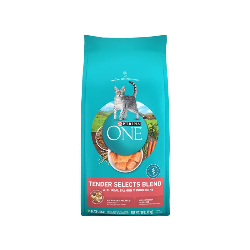PURINA ONE TEN SEL SALMON 7#