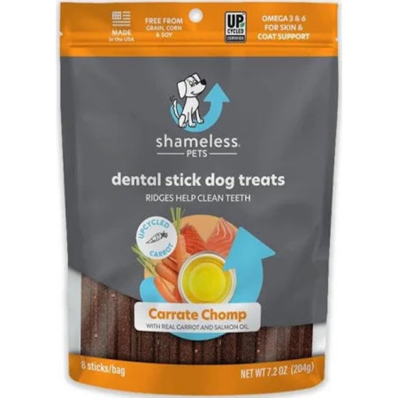 SHAMELESS K9 CARRATE CHOMP DENTAL STICKS 7 oz
