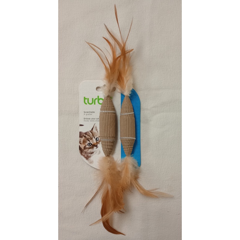 Turbo by Coastal Corrugated Candy cat toys