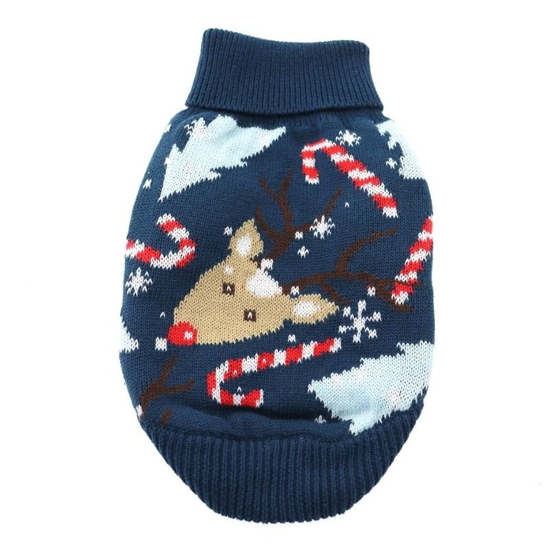 Doggie Design Reindeer Holiday Dog Sweater