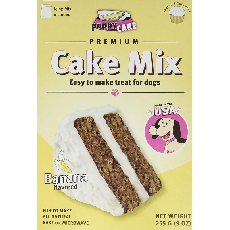 Puppy Cake Mix – Banana Cake Mix and Frosting for Dogs