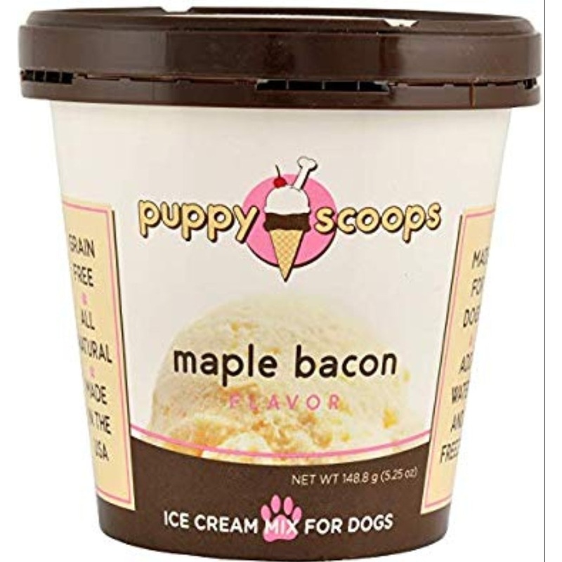 Puppy Scoops Ice Cream Mix – Maple Bacon
