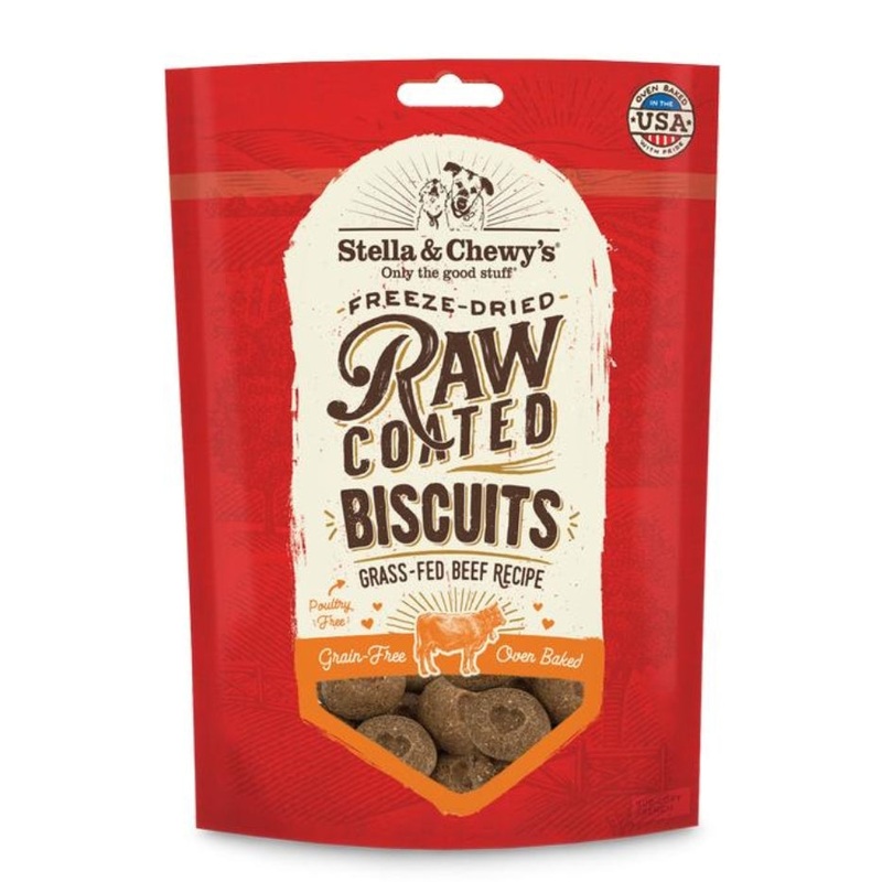 Stella and Chewy Raw Coated Biscuit Beef 9z
