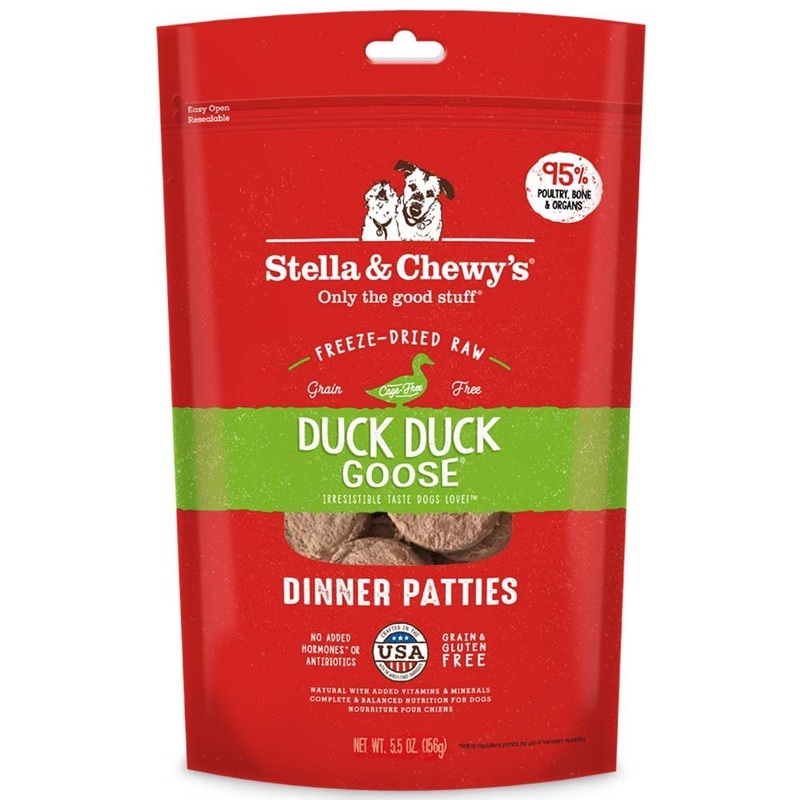 Stella & Chewy’s Duck Dinner Patties Freeze-Dried Raw Dog Food 5.5z