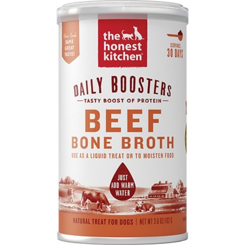 The Honest Kitchen Daily Boosters Beef Bone Broth 3.6oz