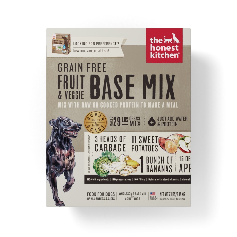 The Honest Kitchen Grain Free Fruit & Veggie Recipe Dog Food Base Mix