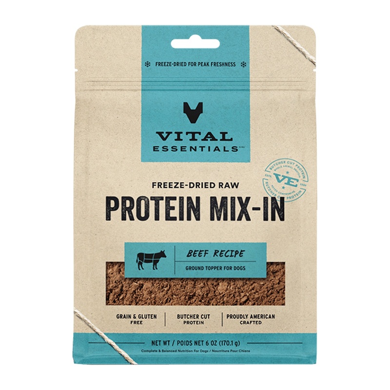 Vital Essentials – Freeze-Dried Beef Meal Boost Topper 6oz