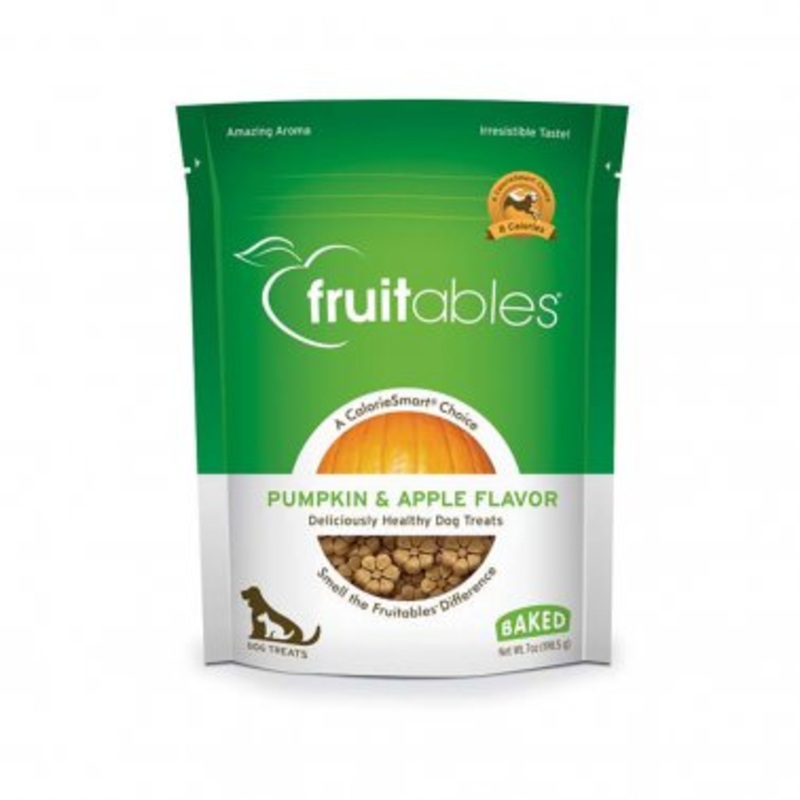 Fruitables Pumpkin Apple Crunchy Dog Treats 7 Oz