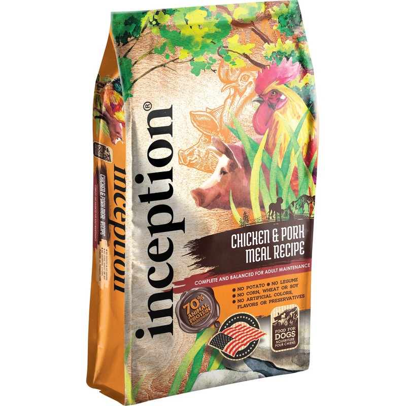 Inception Chicken & Pork Meal Recipe Dry Dog Food