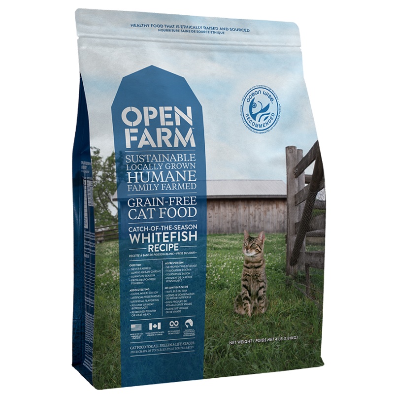 Open Farm Grain Free Catch of the Season Whitefish Recipe Dry Cat Food