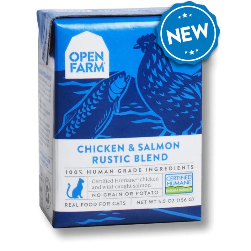 Open Farm Grain Free Chicken & Salmon Recipe Rustic Blend Wet Cat Food