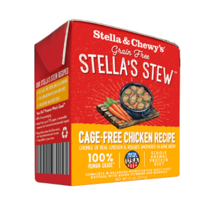 Stella & Chewy’s Cage-Free Chicken Wet Food Stew for Dogs, 11-oz