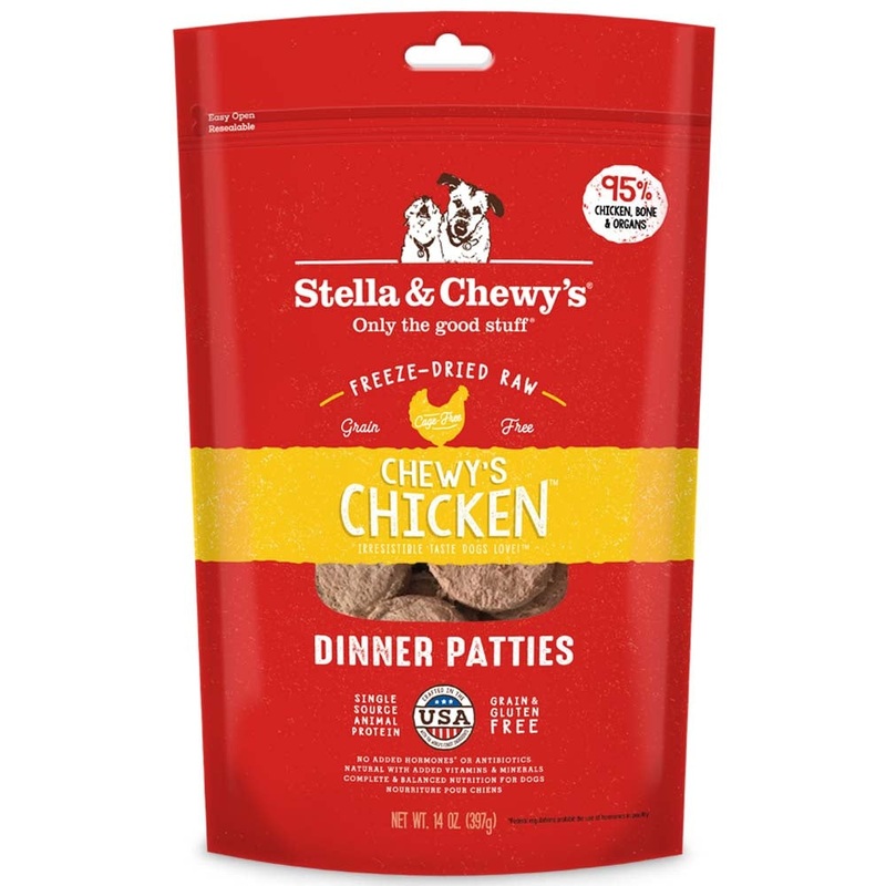 Stella & Chewy’s Chewy’s Chicken Grain Free Dinner Patties Freeze Dried Raw Dog Food