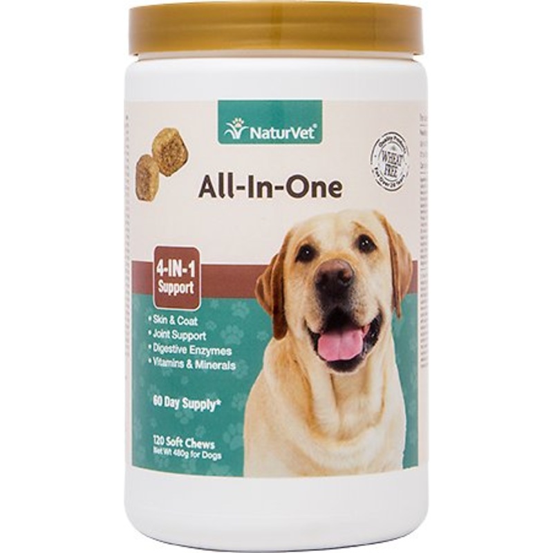 NaturVet All-In-One Support Soft Chews Dog Supplement