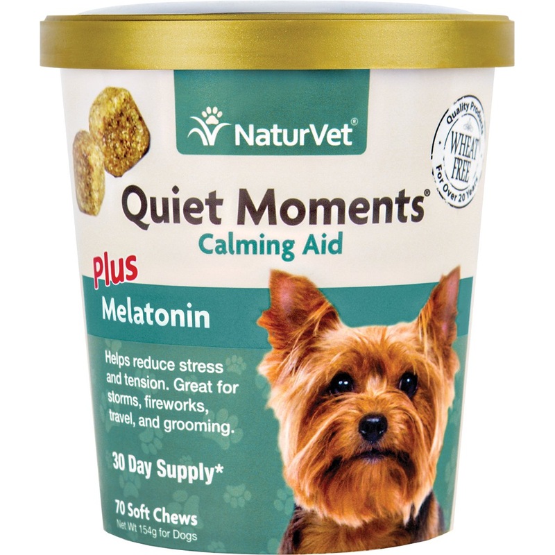 NaturVet Quiet Moments Calming Aid Dog Soft Chews