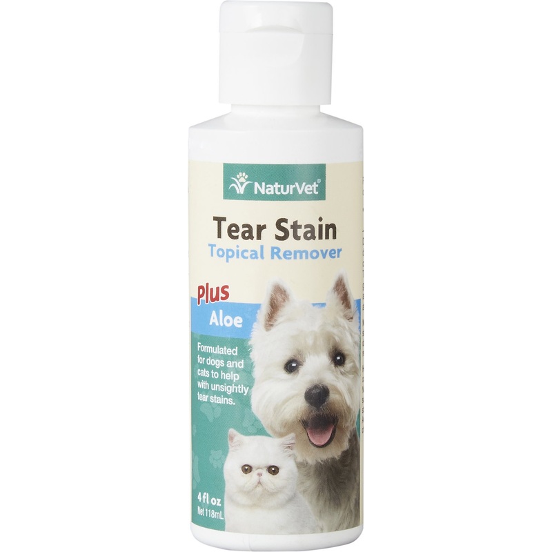 NaturVet Tear Stain Remover Dog & Cat Liquid Topical Formula