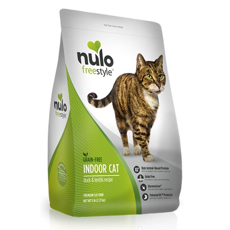 Nulo FreeStyle Indoor Cat Grain Free Duck and Lentils Recipe Dry Cat Food