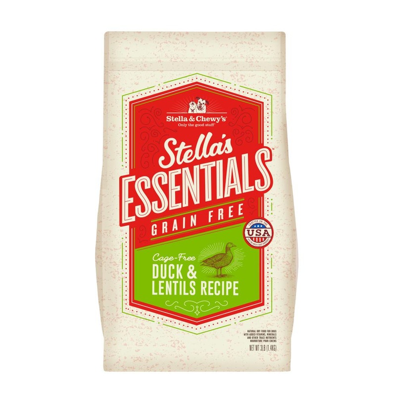 Stella & Chewy’s Stella’s Essentials Kibble Cage Free Duck & Lentils Recipe Dry Dog Food