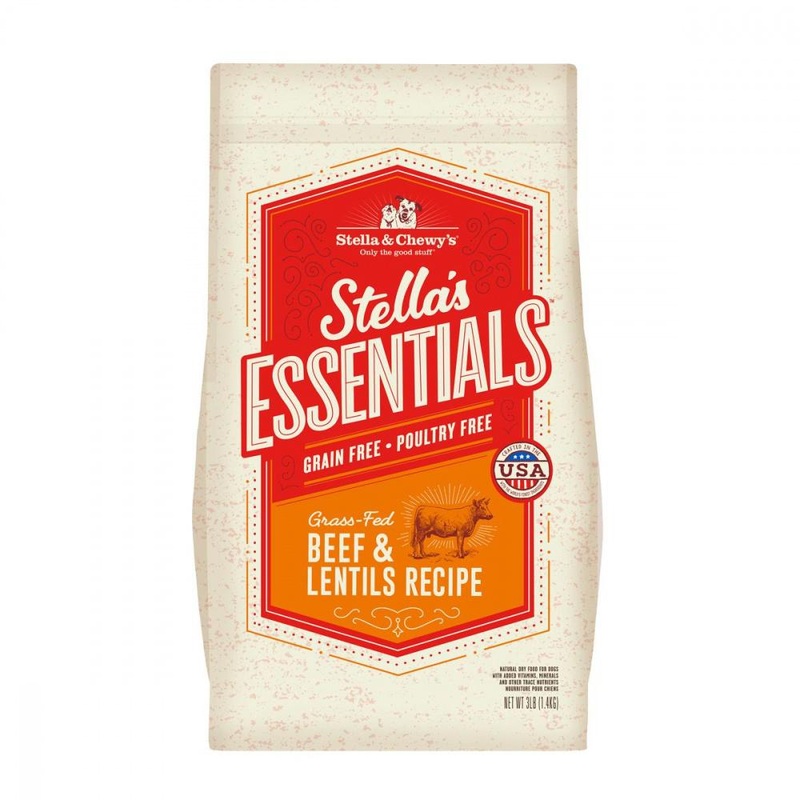 Stella & Chewy’s Stella’s Essentials Kibble Grass Fed Beef & Lentils Recipe Dry Dog Food