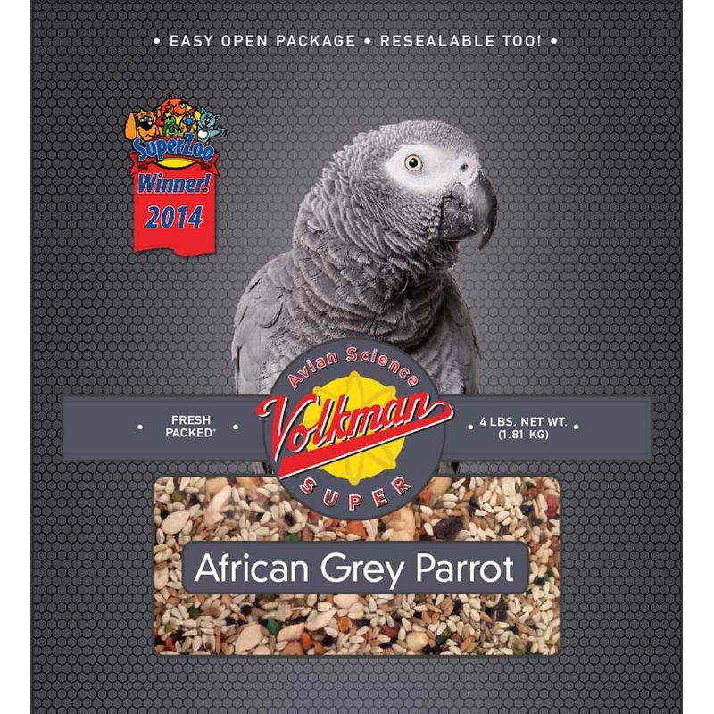 Volkman Seed Avian Science African Grey Parrot 4lb