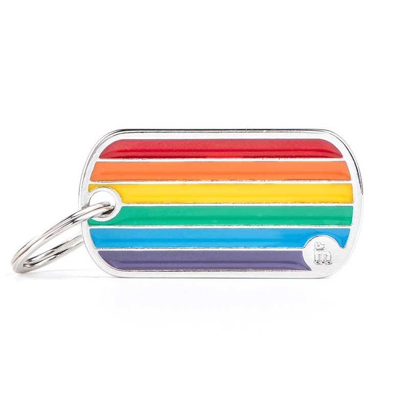 Rainbow Flag ID Tag