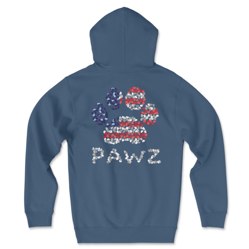 Heart Flag (Adult Hoodie)|S|M|L|XL|2XL|3XL