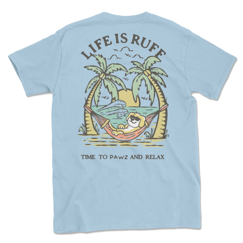 Life is Ruff (Adult Short Sleeve T-Shirt)
