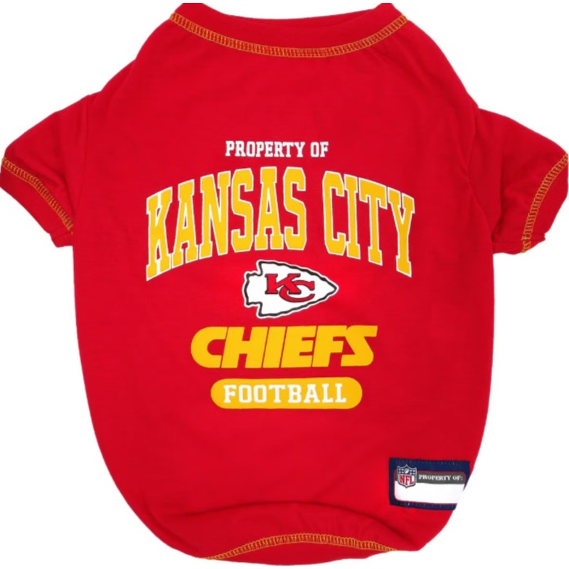 NFL KANSAS CHIEFS DOG JERSEY|XS|S|M|L|XL