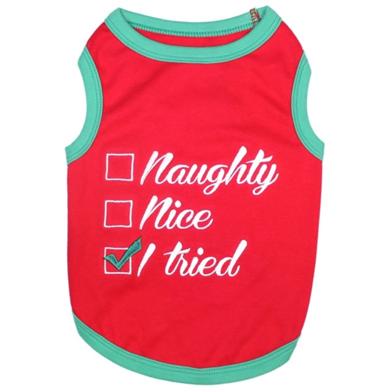 Parisian Pet Naughty or Nice Dog Tank