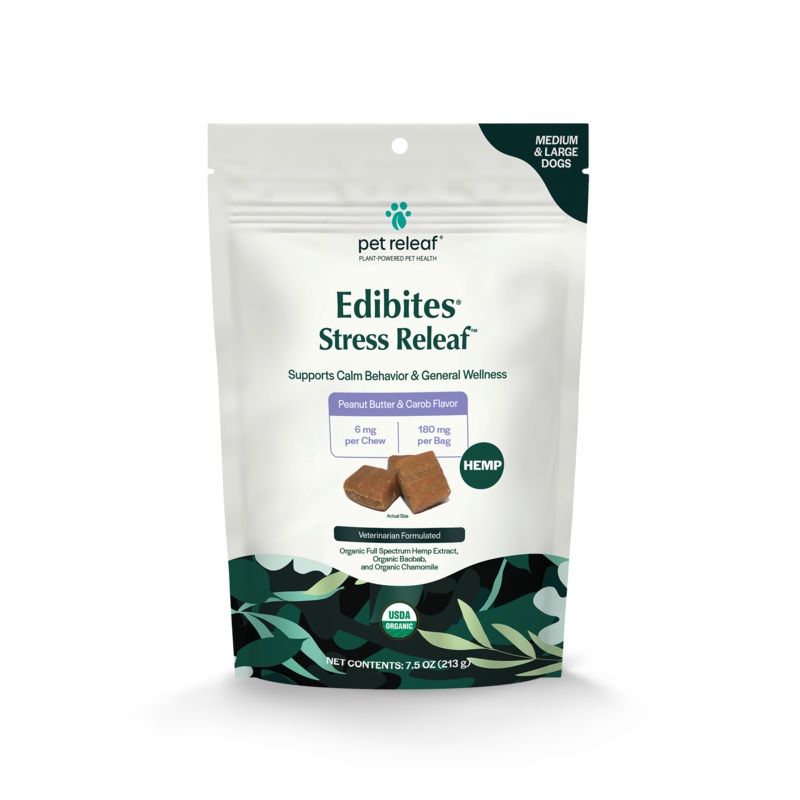 Pet Releaf Stress Releaf Edibites  PB Carob