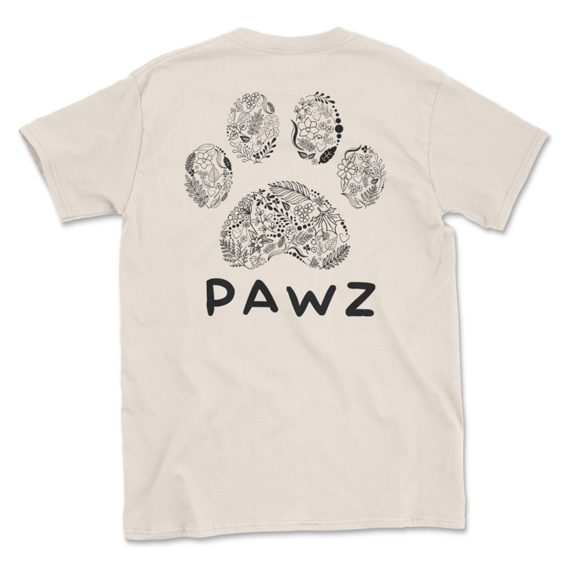 Leaves Print (Adult Short Sleeve T-Shirt)