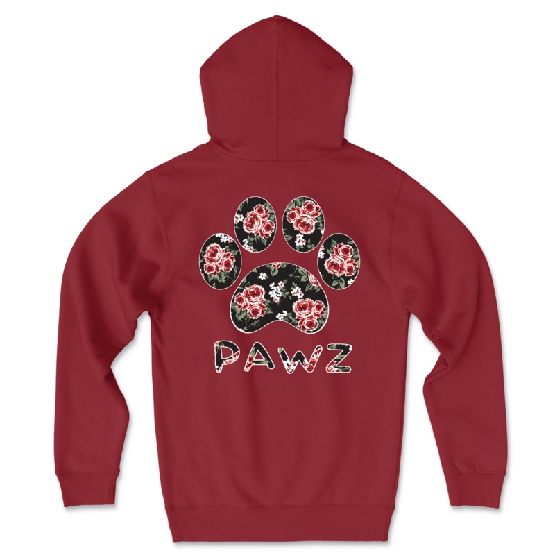 Rose Paw (Adult Hoodie)|S|M|L|XL|2XL|3XL
