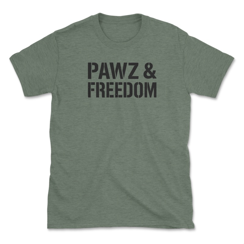 & Freedom (Front Print) (Adult Short Sleeve T-Shirt)